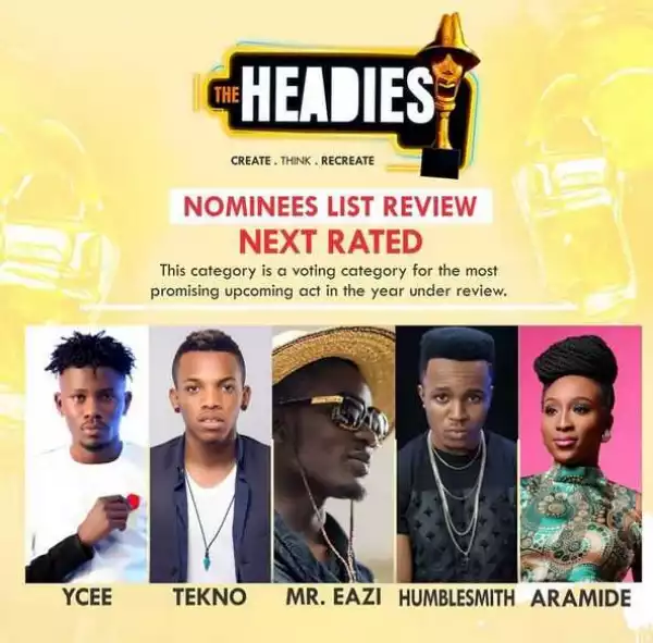 Who Should Win The Headies 2016 Next Rated Award?